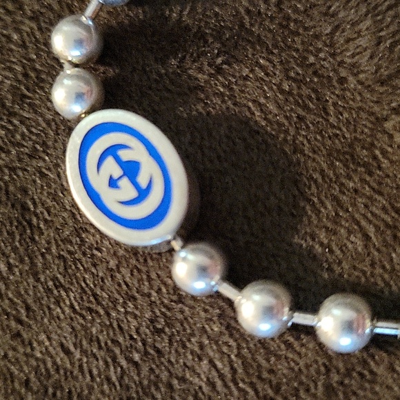 Interlocked Gucci  collection Sterling silver beaded bracelet - Picture 3 of 6